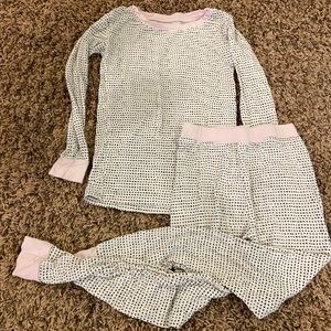 Little Sleepies Girls Dot Long sleeve top and pants sets.